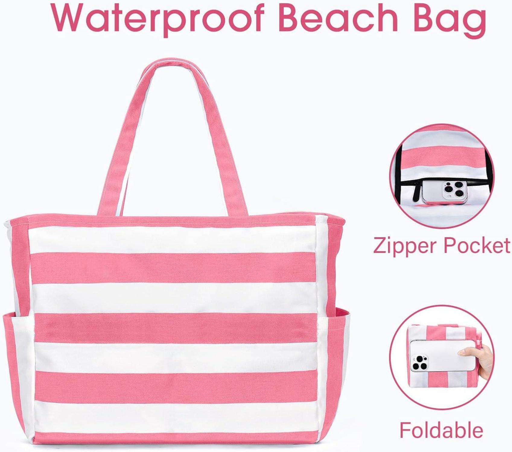 Oscaurt Strandtasche Damen XXL Familien Shopper Tote Badetasche
