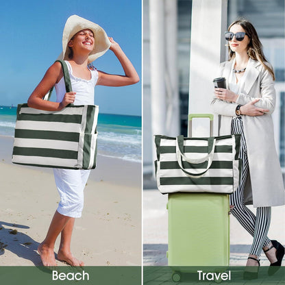 Strandtasche XXL Damen Tote Bag Badetasche Shopper Handtasche 40L