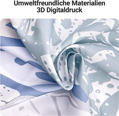 Duschvorhang U-Boot Seepferdchen Antischimmel 200x160cm Textil