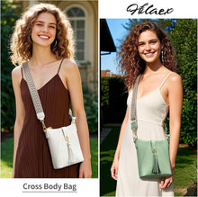 Umhängetasche Damen Leder Crossbody Schultertasche