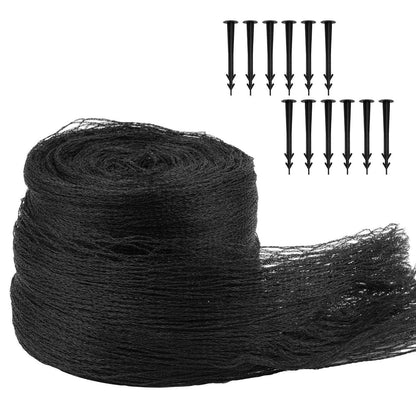 Teichnetz Feinmaschig 2x5m mit 12 Bodenankern