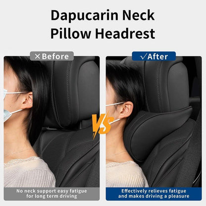 Nackenkissen Auto 2er-Set Memory Foam Kopfstütze