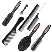 7-teiliges Haarbürsten Set mit Massagefunktion