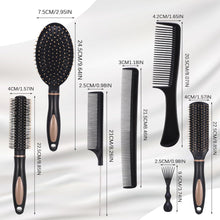 7-teiliges Haarbürsten Set für Damen und Herren