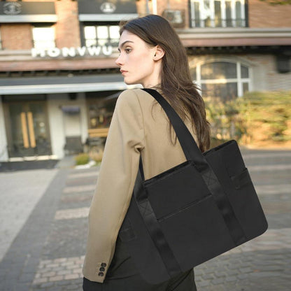 Laptop-Tragetasche Damen Wasserdicht Groß 15,6 Zoll Laptopfach