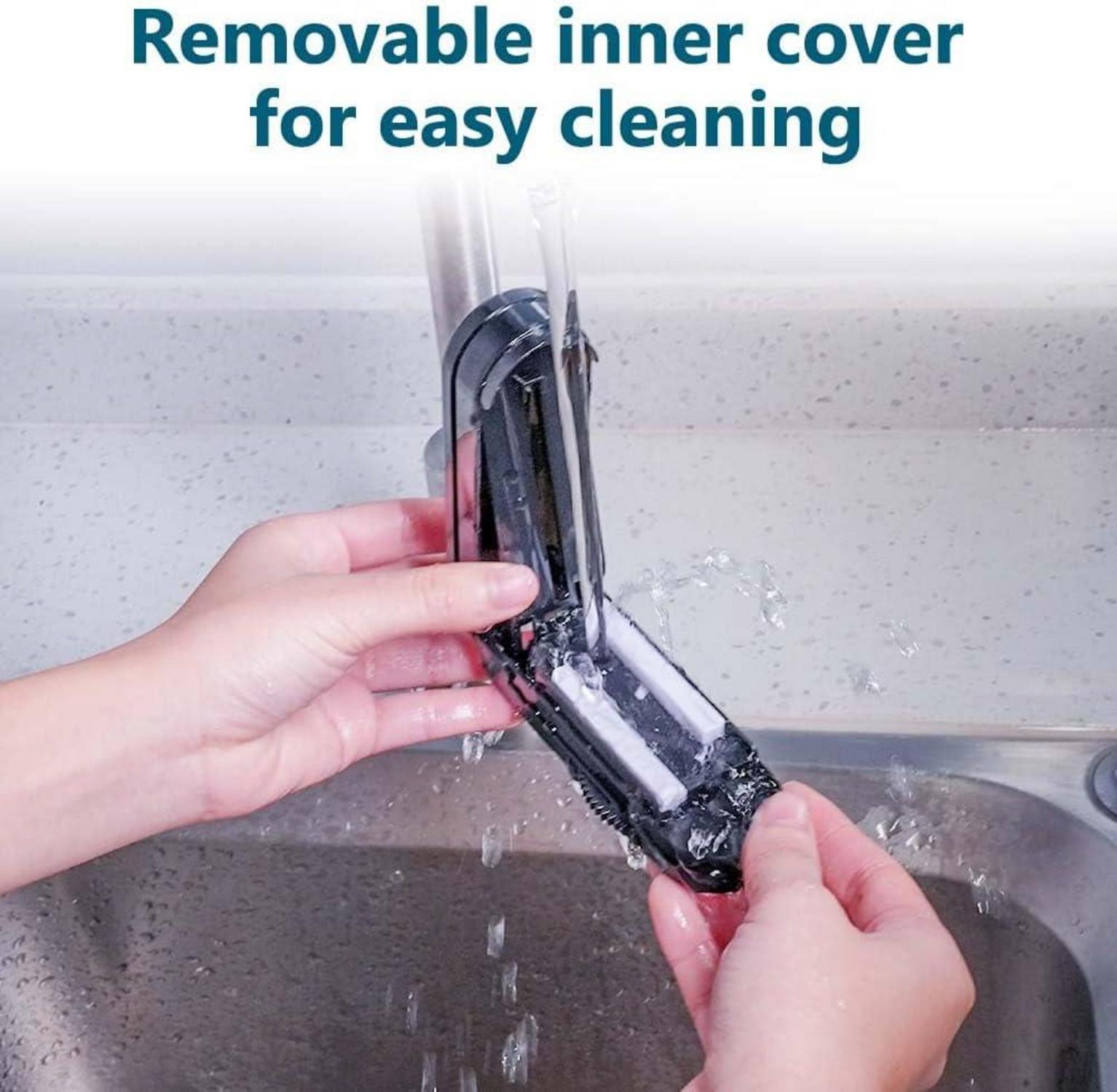 Tablettenteiler Pillenschneider mit Zahnrädern und Aufbewahrungsfach