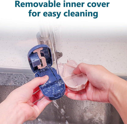 Tablettenteiler Pillenschneider für Große & Kleine Tabletten mit