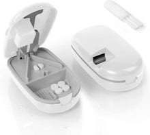 Tablettenteiler Pillenschneider mit Aufbewahrungsfach und scharfen