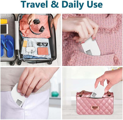 AOGOE Tablettenteiler Pillenschneider Aufbewahrungsfach Scharfe Klingen