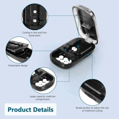 Tablettenteiler Pillenteiler für kleine und große Tabletten mit