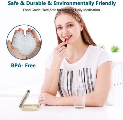 Tablettenteiler für kleine und große Tabletten mit Aufbewahrungsfach