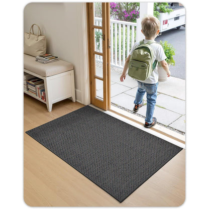 Fußmatte Innen Dunkelgrau 122x183cm – Schmutzfangmatte für Küche & Eingang