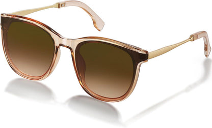 Quadrat Sonnenbrille Damen Retro UV400 Schutz Fashion Brillen UV400