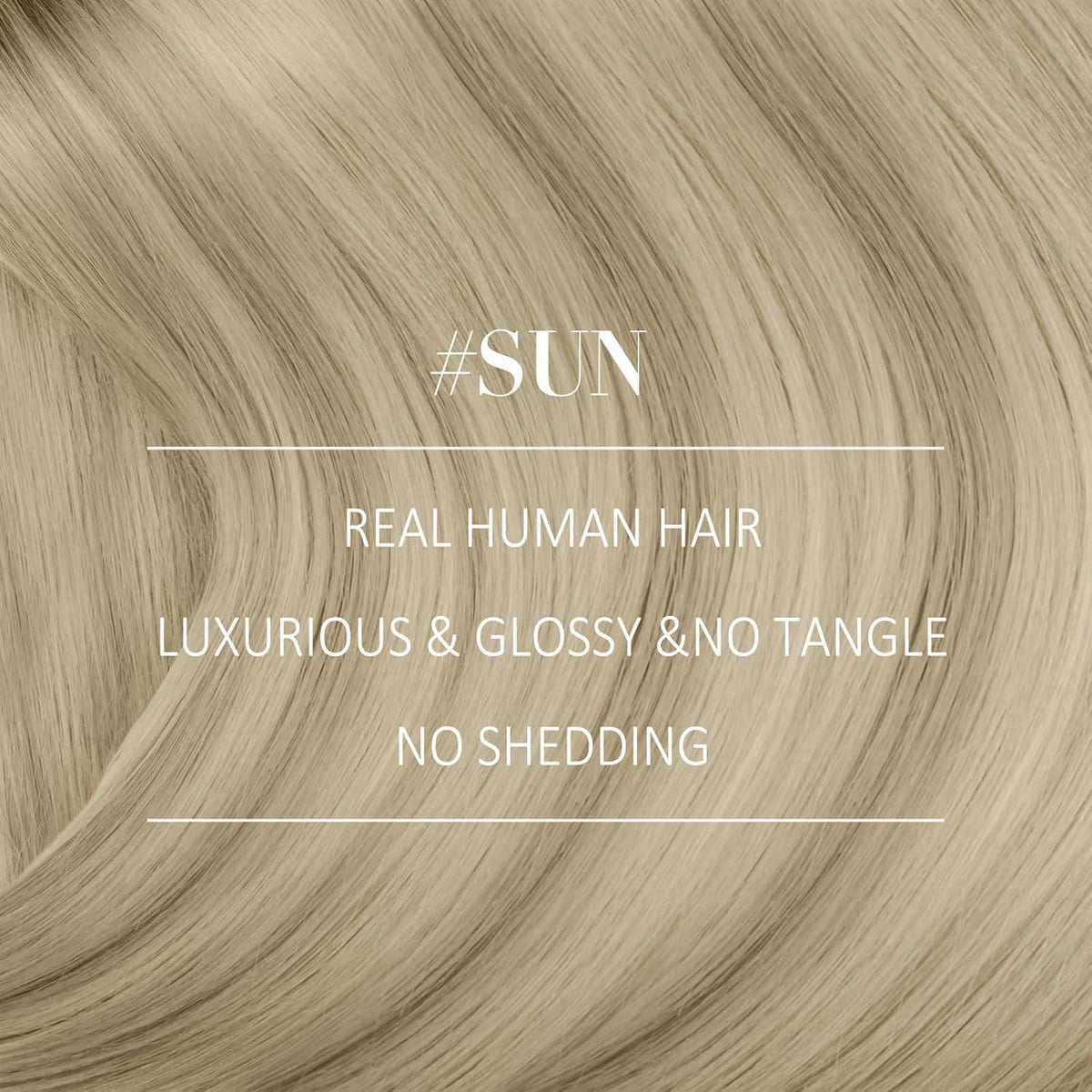 Echthaar Tressen Ombre Blond 60 cm – Volumenspendend & Langanhaltend