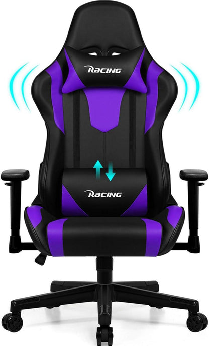 Ergonomischer Gaming Stuhl mit verstellbaren Kissen und