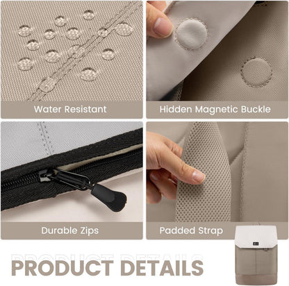 Damen Rucksack 15,6 Zoll Laptop Wasserdicht USB Schule Arbeit Reise