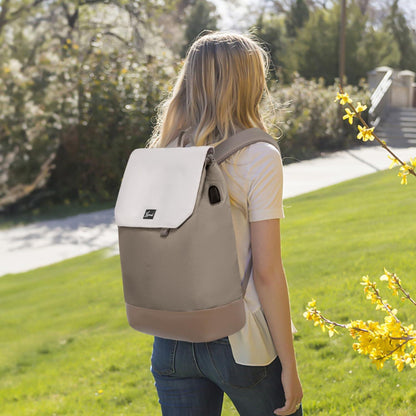 Großer Damen Laptop Backpack Wasserdicht 15,6 Zoll Uni Büro Reise Rucksack