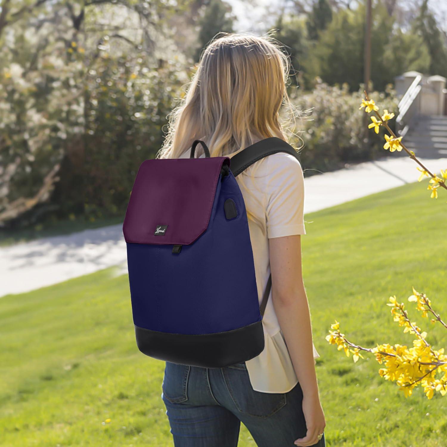 Großer Damen Rucksack Wasserdichter Reiserucksack 15,6 Zoll Laptopfach