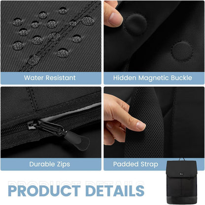 Damen Rucksack Groß Wasserdichter Laptop Daypack 15,6 Zoll Reise Uni Büro