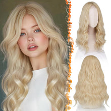Lockige Blonde Perücke 46cm Schulter Länge - Hitzebeständig