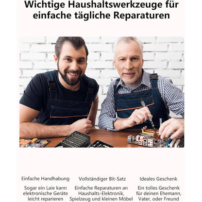Präzisions-Schraubendreher-Set 122-teilig für Elektronikreparatur