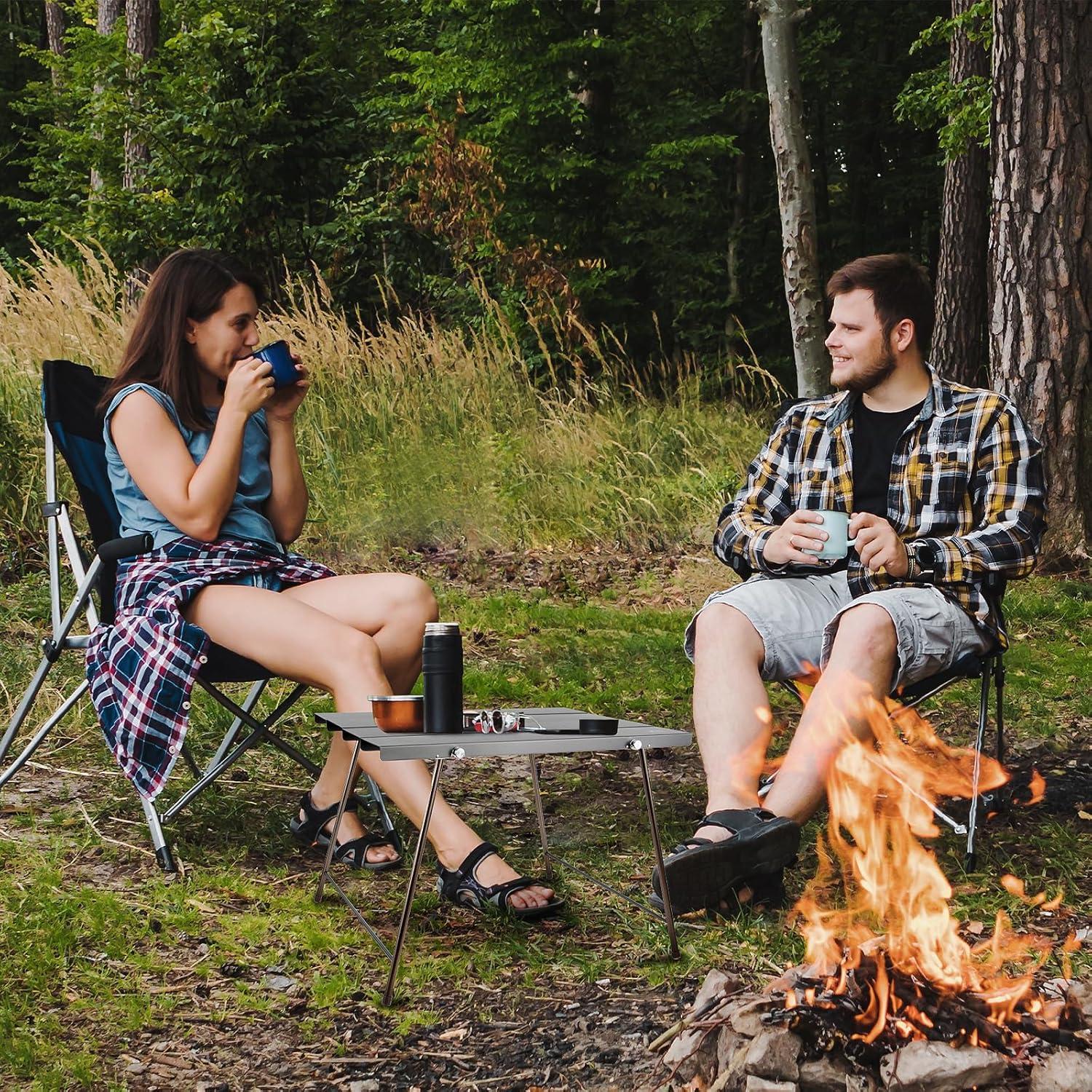 Klein Campingtisch: Faltbarer Aluminium-Tisch für Outdoor