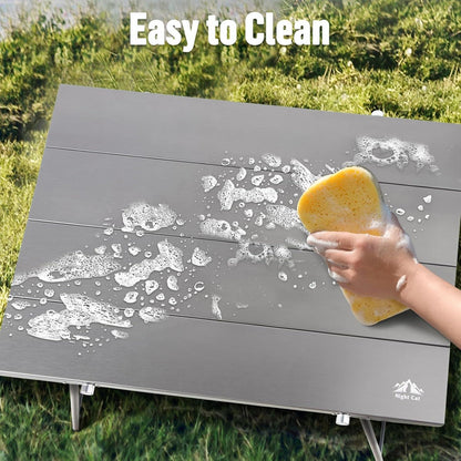Tragbarer Campingtisch Aluminium faltbar leicht robust 680g 43x9x4cm