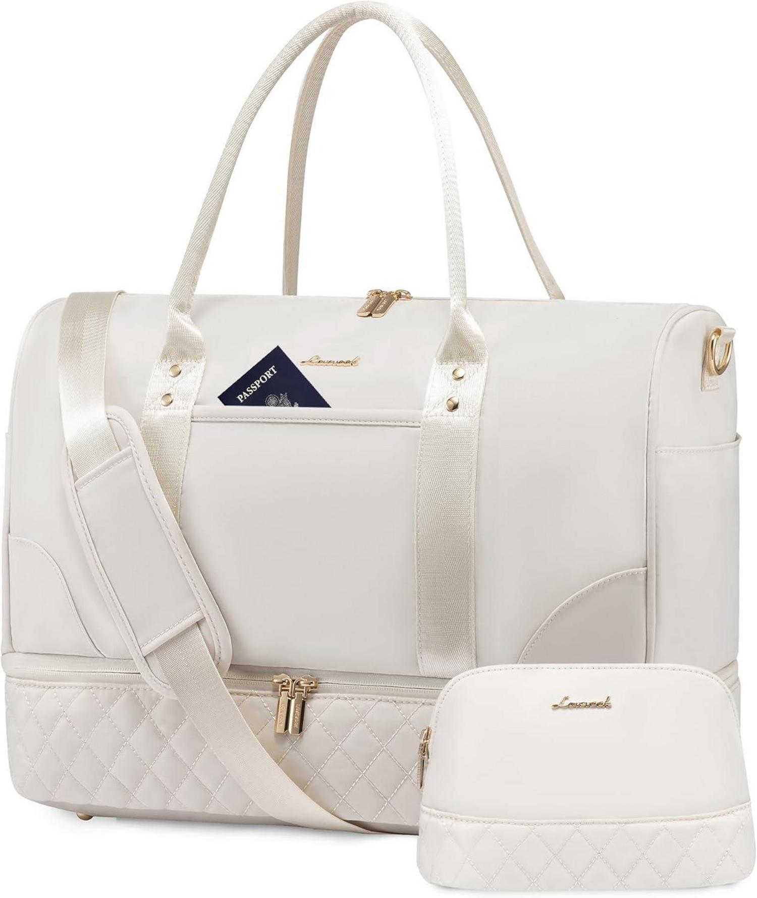 Weekender Reisetasche Damen mit Schuhfach & Nassfach, 2-teiliges