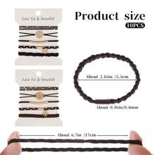 Elastische Haargummis Armband Boho-Haarbänder Stretch Frauen