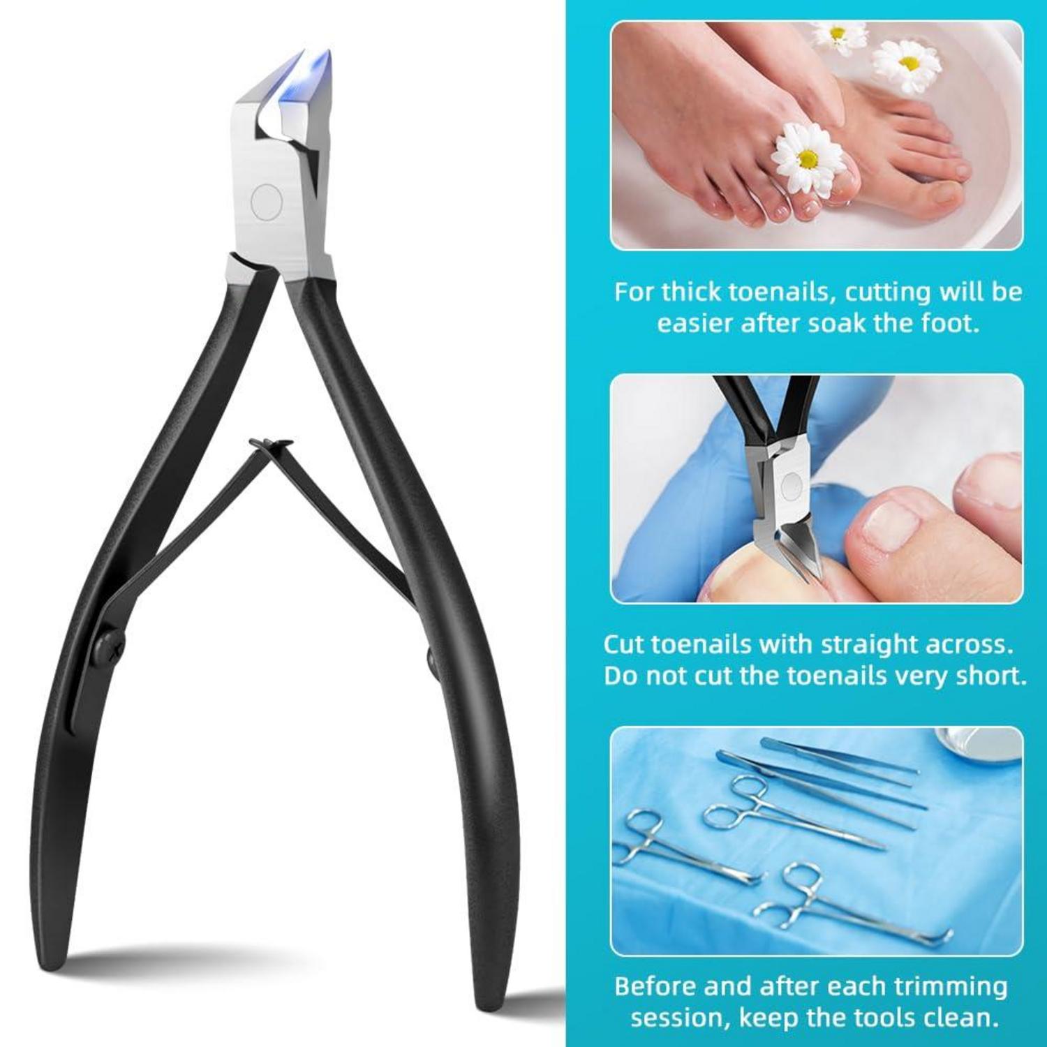Professionelle Nagelzange aus Edelstahl für eingewachsene Fußnägel
