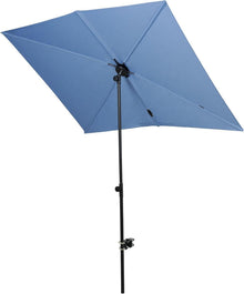 Sonnenschirm Balkon UV-Schutz rechteckig 183x134cm Staubblau