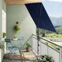 Grand patio Sonnenschirm Balkon 6 Rippen UV-Schutz