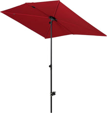 Sonnenschirm mit Druckknopfneigung, Gartenschirm für
