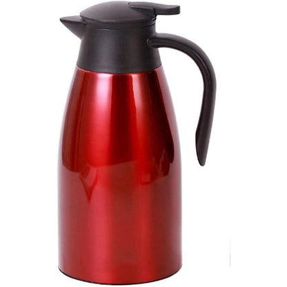 2L Edelstahl Thermoskanne – Isolierkanne für Kaffee & Tee