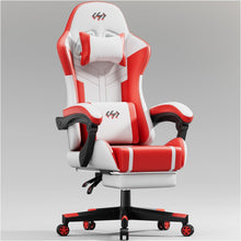 Gaming Stuhl Ergonomisch Racing Gamer Stuhl Weiß-Rot