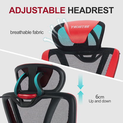 Bürostuhl Ergonomischer Verstellbare 3D Armlehnen 200KG