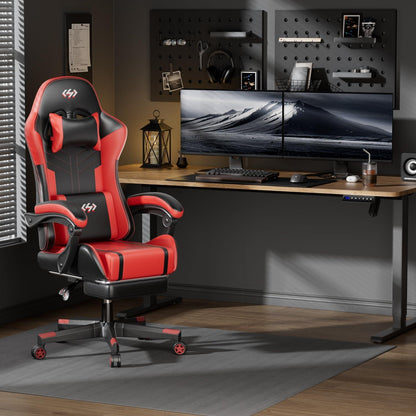 Gaming Stuhl Ergonomisch Bürostuhl Racing Gamer Kopfstütze