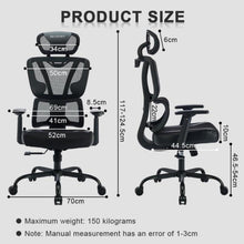 Ergonomischer 200KG Bürostuhl mit verstellbarer