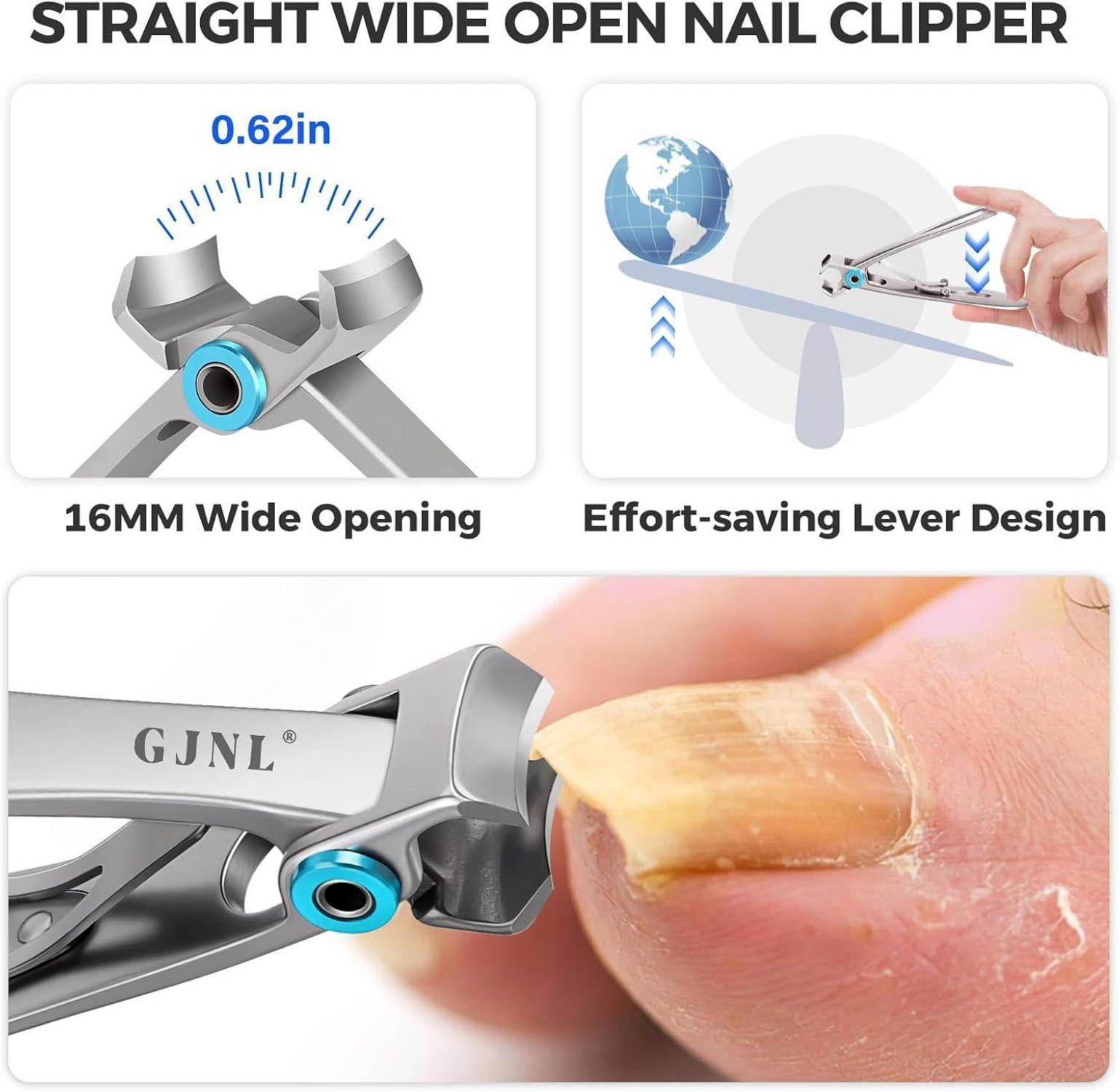 Hochwertiger Nagelknipser für Senioren dicke Nägel 16mm 37mm