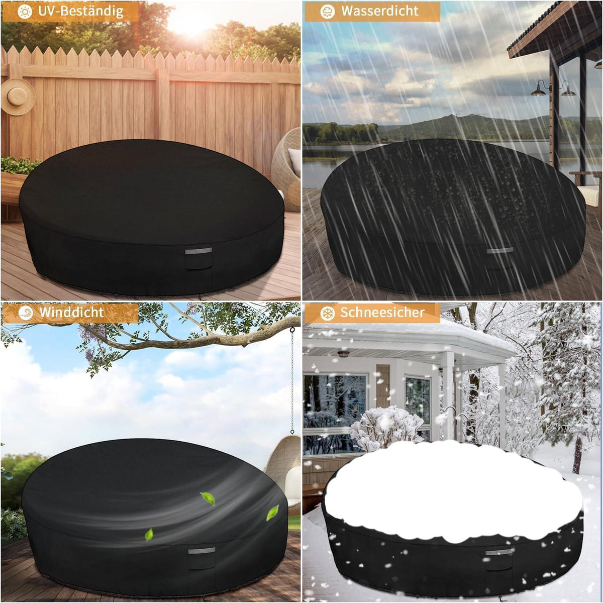 Sonneninsel Abdeckung Wasserdicht & Winddicht 190x90/50cm