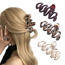 3er Set Leopardenmuster Haarklammern Groß, Stilvoll & Rutschfest