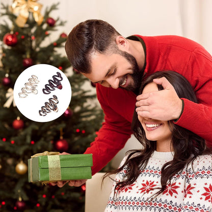 Große Wellenförmige Leopardenmuster Haarklammer Set