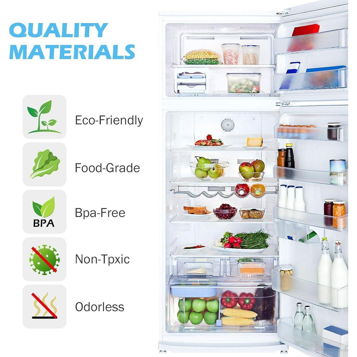 Rutschfeste Schubladenmatte – Transparent, 60x610 cm