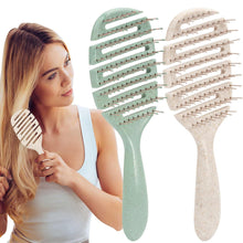 2er Pack Haarbürsten Set Weiche Lockenbürste Entwirrbürste Wet Dry