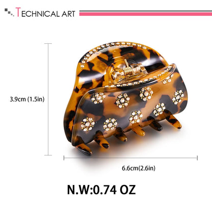 LILIE&WHITE Damen Haarspangen-Set 2er-Pack Kirsch Blumen Rutschfest