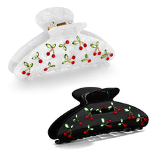 Haarspangen-Set Kirsch-Design Rutschfest und Langlebig 2er-Pack