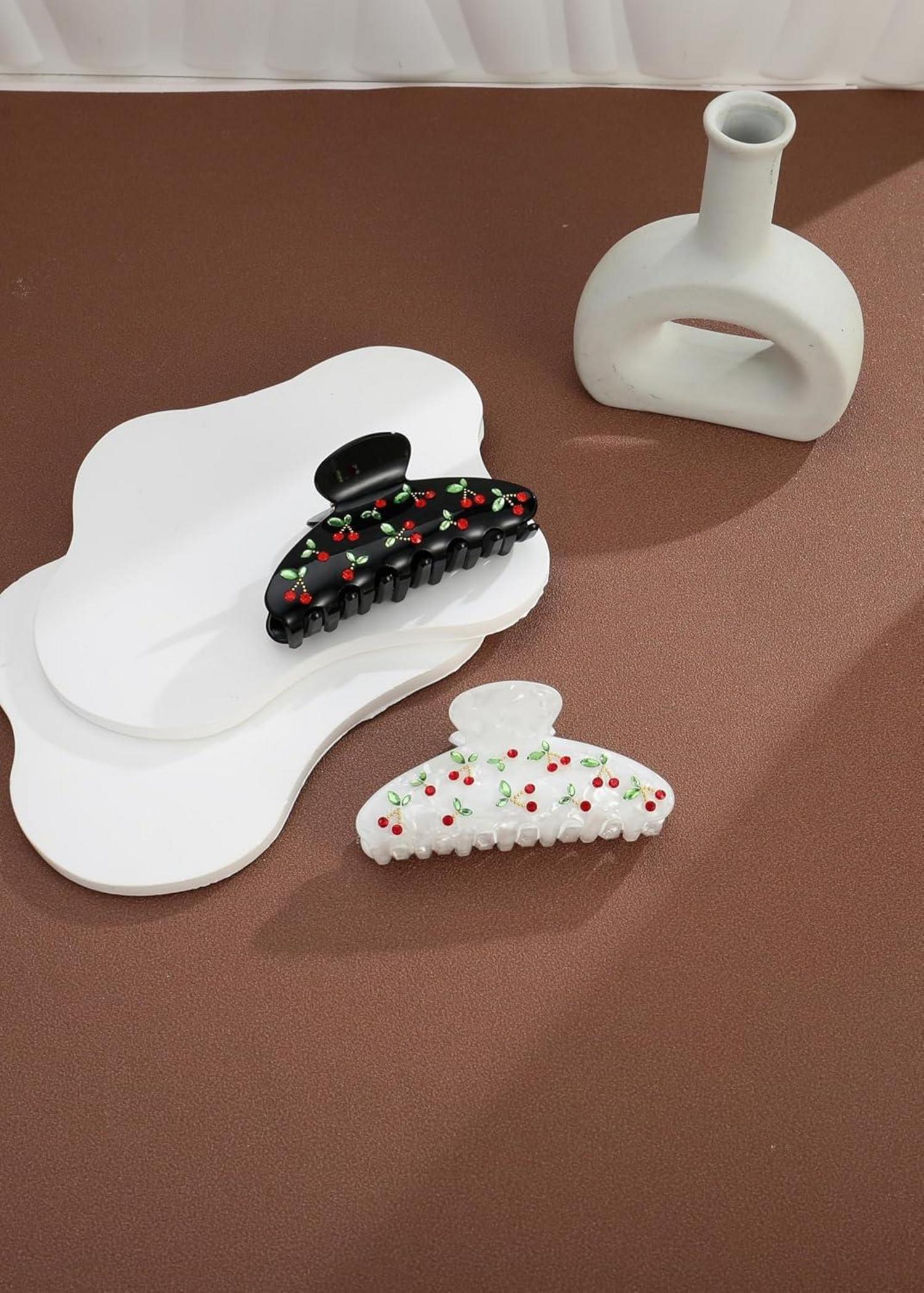 LILIE&WHITE Haarspangen Set Kirsch-Design 2er-Pack