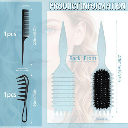 Lockenbürste Detangler Styling Haarbürste für Haare Formen & Entwirren