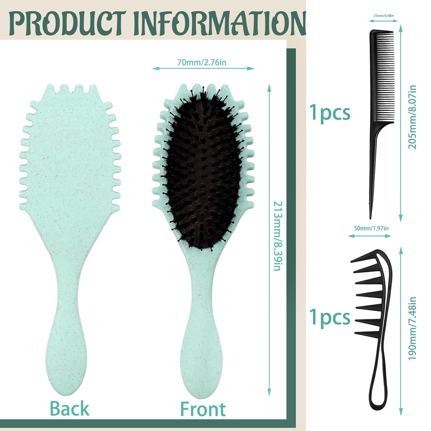 Lockenbürste Curls Entwirren Styling Bürste Haarkamm Set