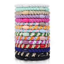 15 Stück Haargummis Elastic Hair Tie Damen Zopfgummi Haarbänder